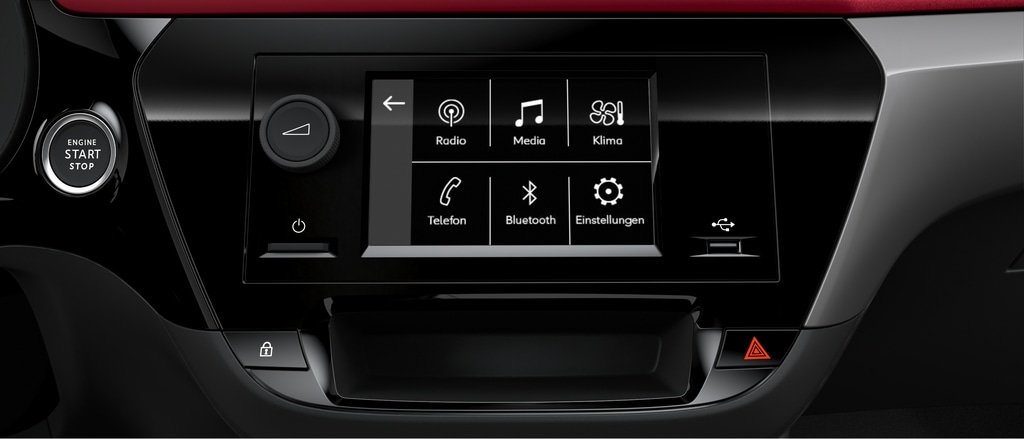 Radio with 5"-Touchscreen (Monochrom) - Opel Radios