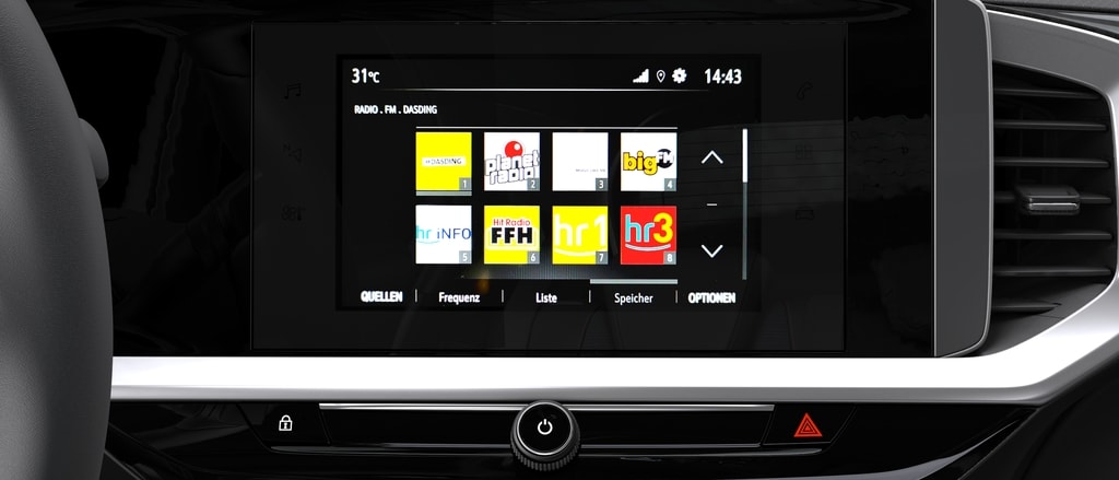 Radio with 7"-Touchscreen - Opel Radios
