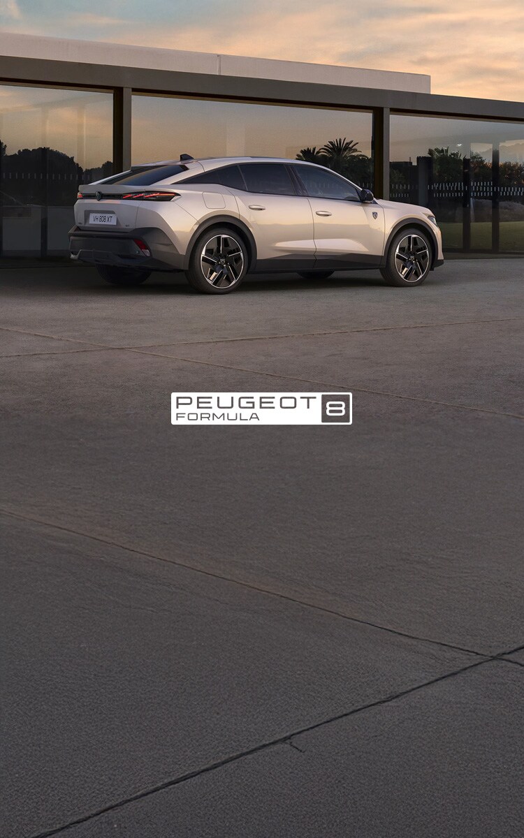 PEUGEOT 408 hybrid rear view