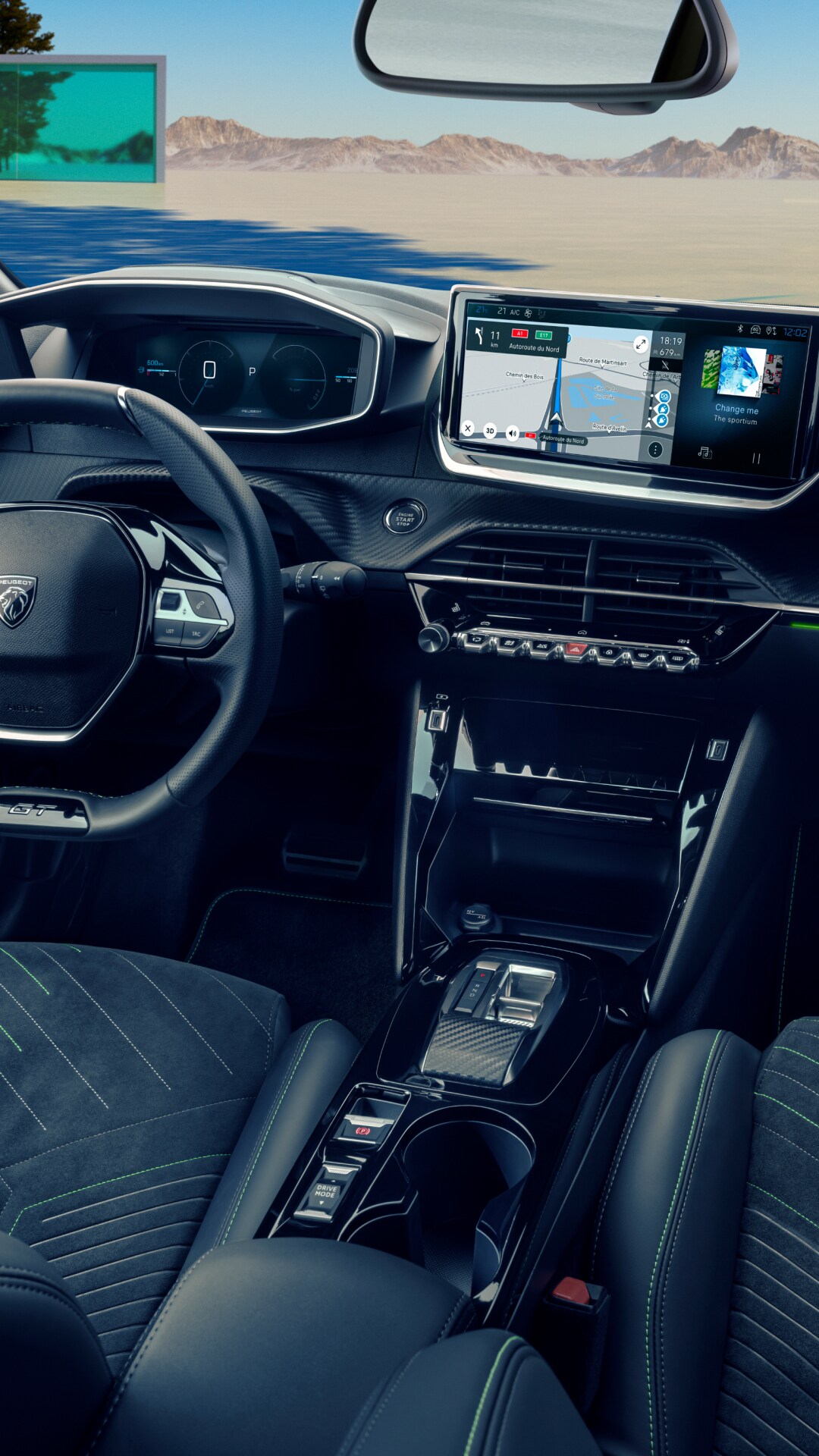 PEUGEOT 208 i-Cockpit 3D