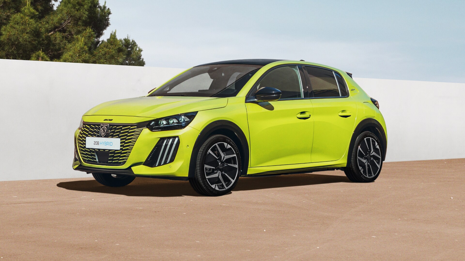 PEUGEOT 208 Hybrid front view