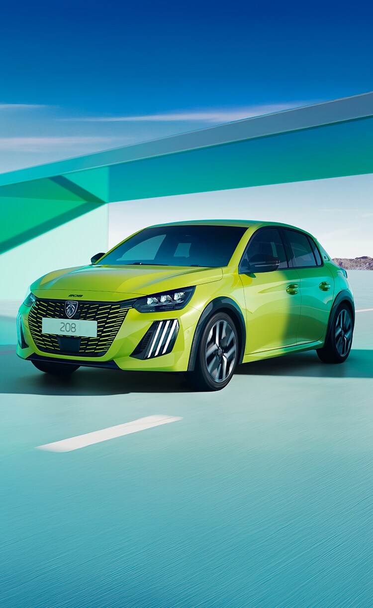 PEUGEOT 208 hybrid or petrol front view